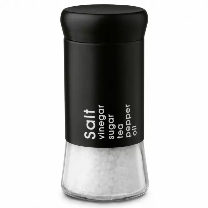 Pojemnik na przyprawy ASHA 150ml 11x5cm czarny