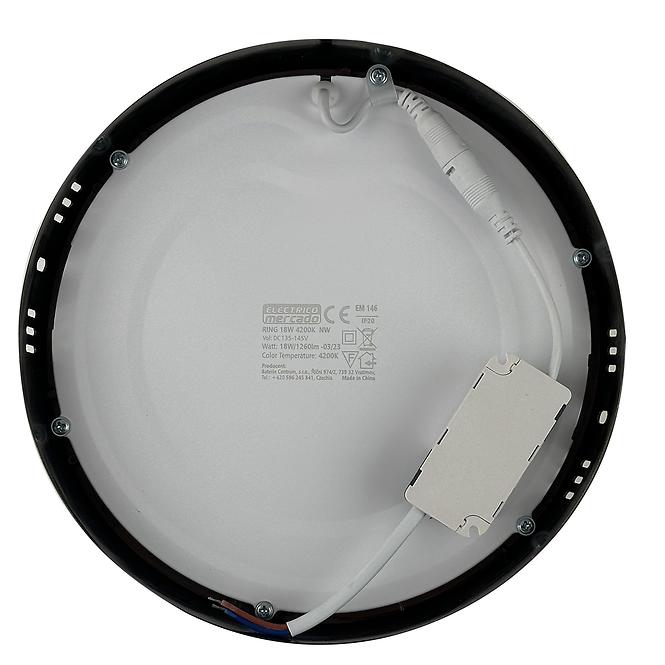 Panel LED RING 24W 4200K Okrągły Satyna