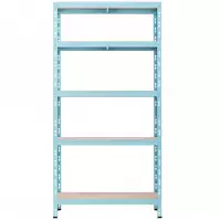 Regał metalowy magazynowy RNDU30-5 niebieski 180x90x30cm -5 półek/175kg