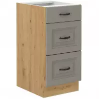 Szafka kuchenna Stilo claygrey/artisan 40D 3S BB