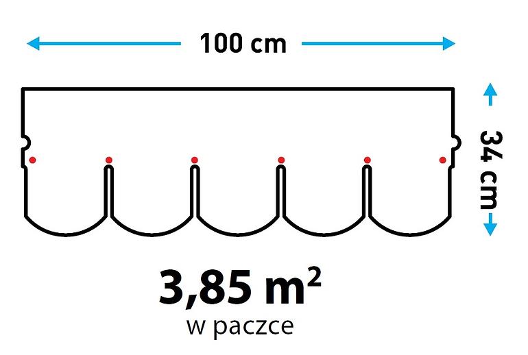 Gont karpiówka brąz