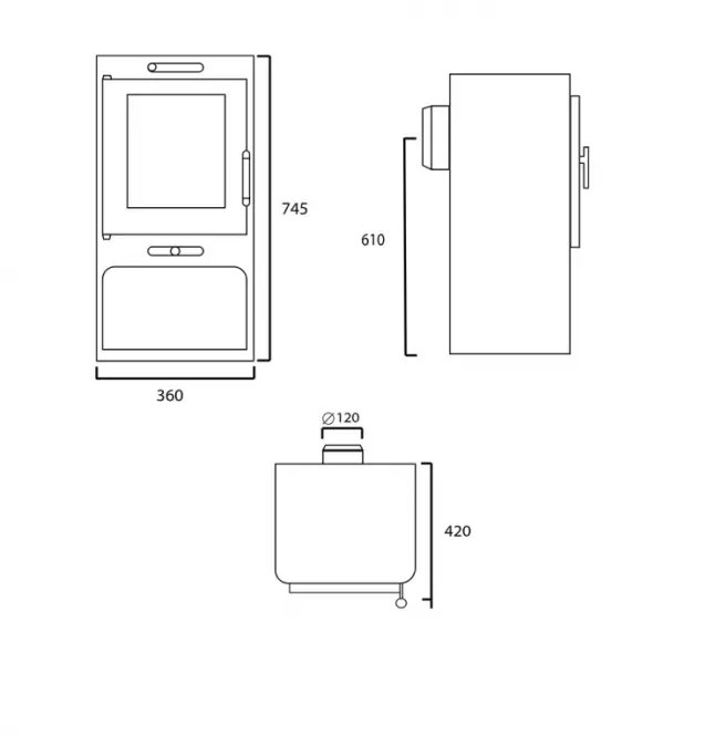 Piec Zahara 6,3 kW Eco Design