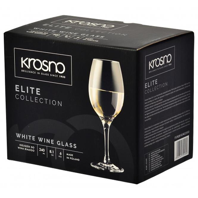 Kieliszek do wina białego Elite 240 ml 6 szt.