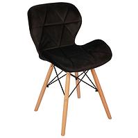 Krzesło Malta tkanina czarna