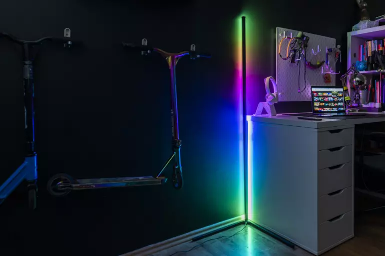 Lampa LED 66031 KB Corner 01 B 3000K RGB+W