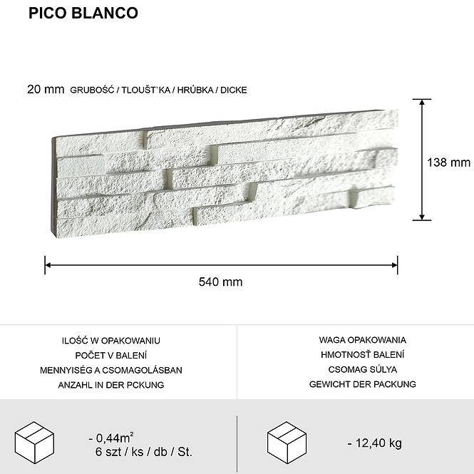 Kamień betonowy Pico Blanco
