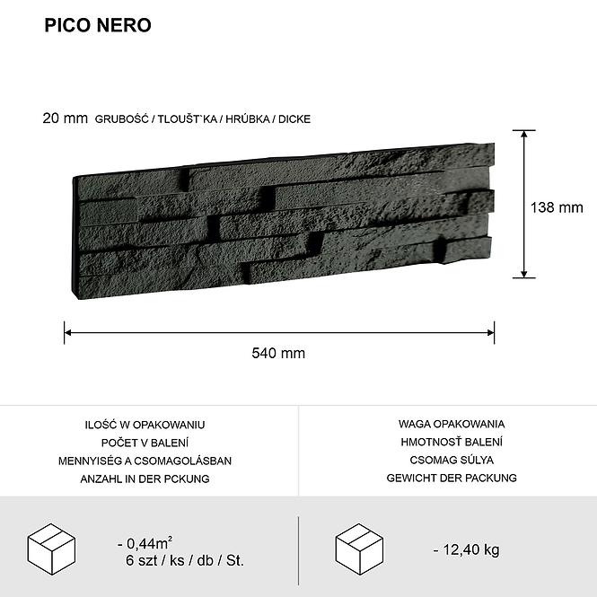 Kamień Betonowy Pico Nero