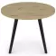 Stół Log TB circle 100x100 artisan/czarny,2