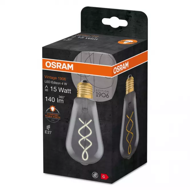 Żarówka LED OSRAM EDISON E27 4W 1800K