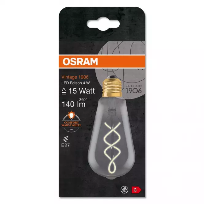 Żarówka LED OSRAM EDISON E27 4W 1800K