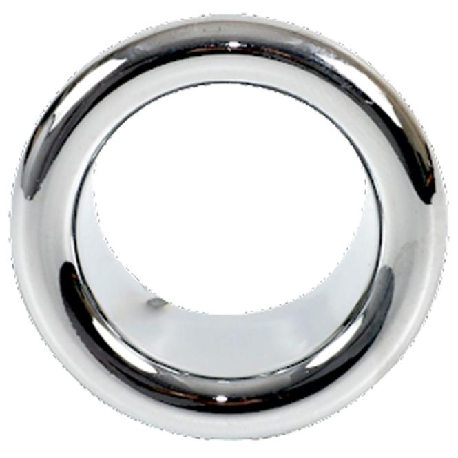 Rozetka umywalkowa srebrna fi 21 mm