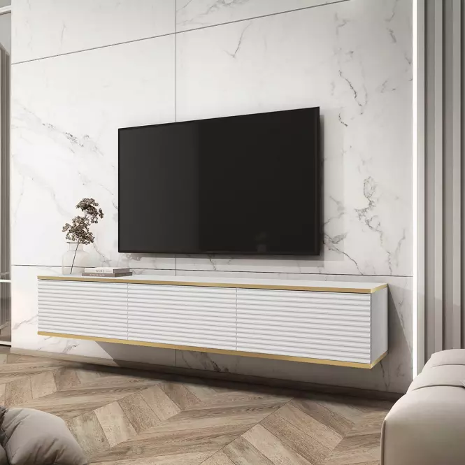 Szafka RTV Oro 175 MDF biały