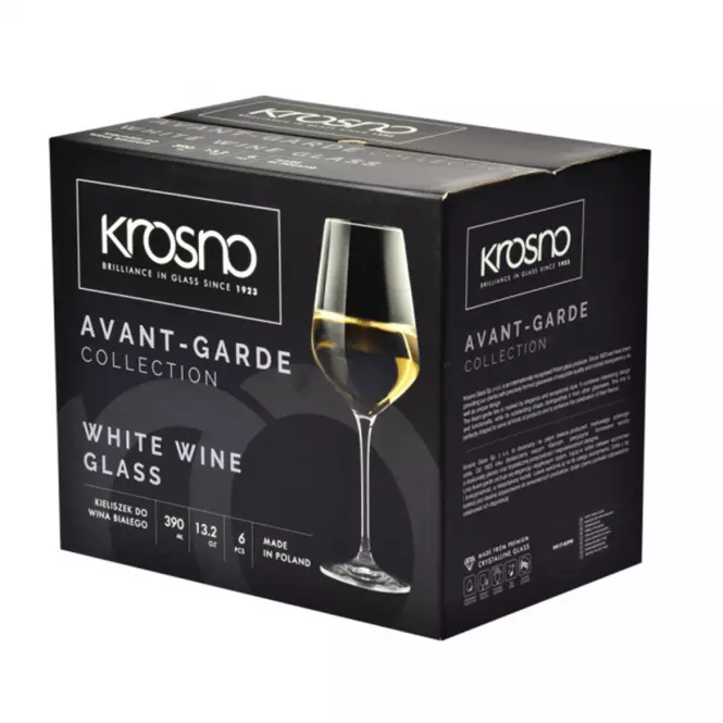Komplet kieliszków do wina białego Avant-Garde 6x390 ml