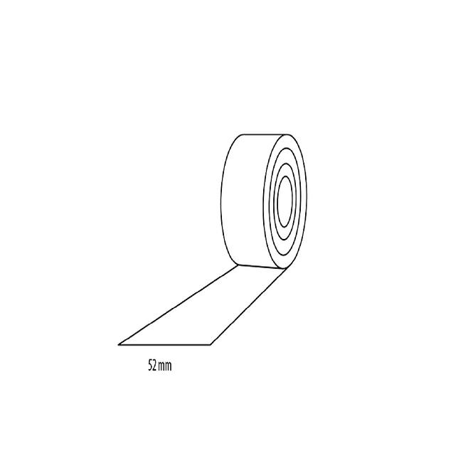 Taśma przypodłogowa samoprzylepna PCV 52mm x 5m biała