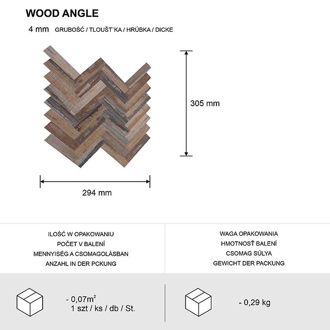 Panel dekoracyjny samoprzylepny Mood Wood Angle