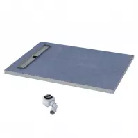 Brodzik pod płytkę Steel 80x120x5/12,5*10.008/OLKB/SL