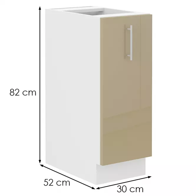 Szafka kuchenna lara 30D cargo bb MDF cappucino połysk