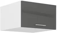 Szafka kuchenna Lara 60 NAGU-36 1F MDF szary połysk