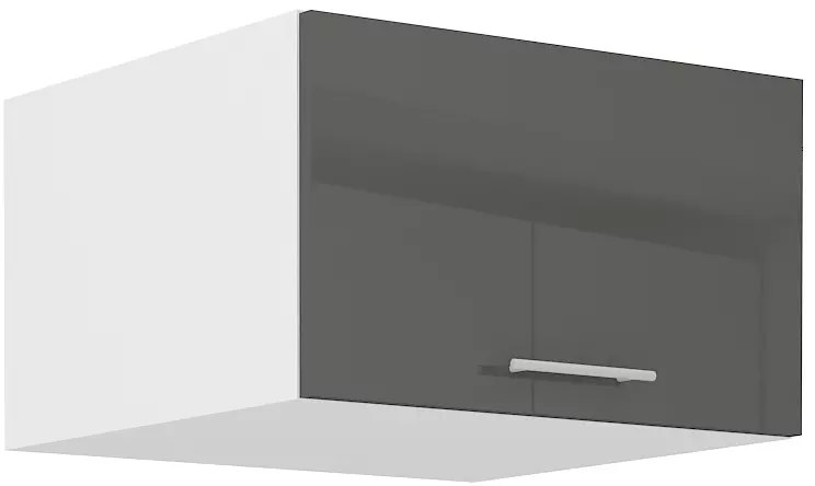 Szafka kuchenna Lara 60 NAGU-36 1F MDF szary połysk