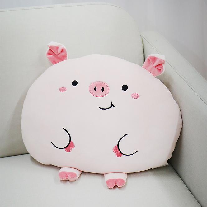 Poduszka Świnka różowy 40x35 cm