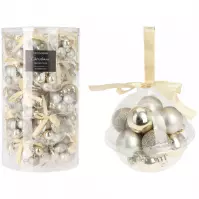 Bombki 12 szt x 30 mm star light CAN215560