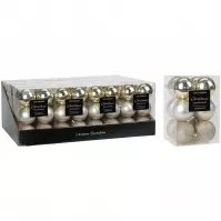 Bombki 12 szt x 60 mm star light CAN218090