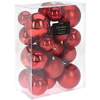 Bombki komplet 26 szt red can223020