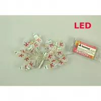 Łańcuch Led 200 cm bałwanki 20 elementów 45728