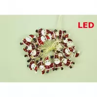 Łańcuch Led 200 cm mikołaje 20 elementów 45727