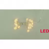 Łańcuch Led 200 cm śnieżynki 20 elementów 45724
