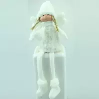 Dekoracja pluszowa z wiszącymi nogami 31 cm 66254