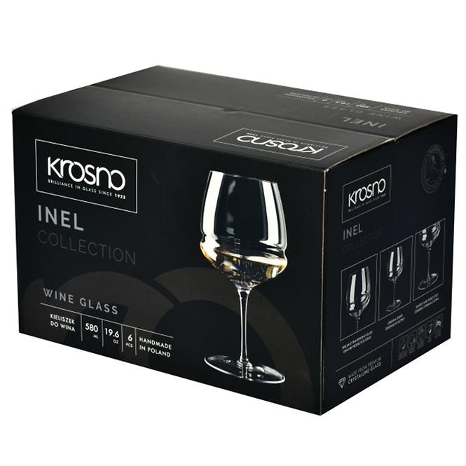 Kieliszek do wina Inel Krosno 580 ml 6 szt.