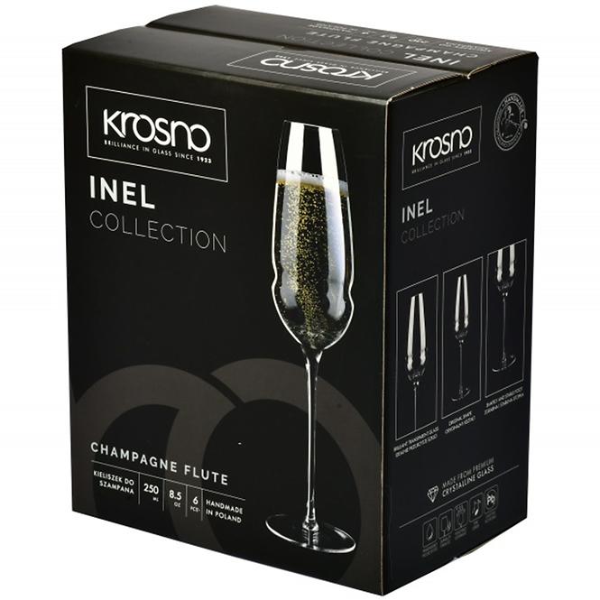 Kieliszek do szampana Inel Krosno 250 ml 6 szt.