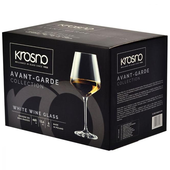 Kieliszek do wina białego Avant-Garde Krosno 460 ml 6 szt.