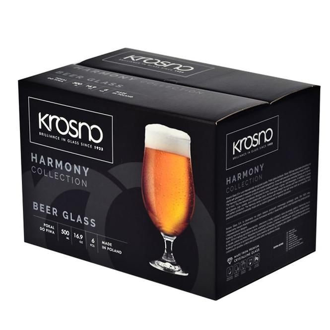 Pokal do piwa Harmony Krosno 500 ml 6 szt.