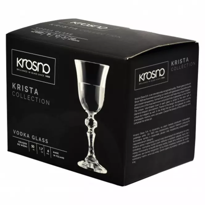 Kieliszek do wódki Krista Krosno 50 ml 6 szt.