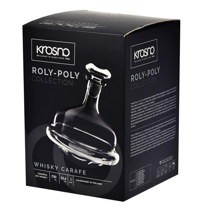 Karafka do whisky Roly-Poly Krosno 750 ml 1 szt.