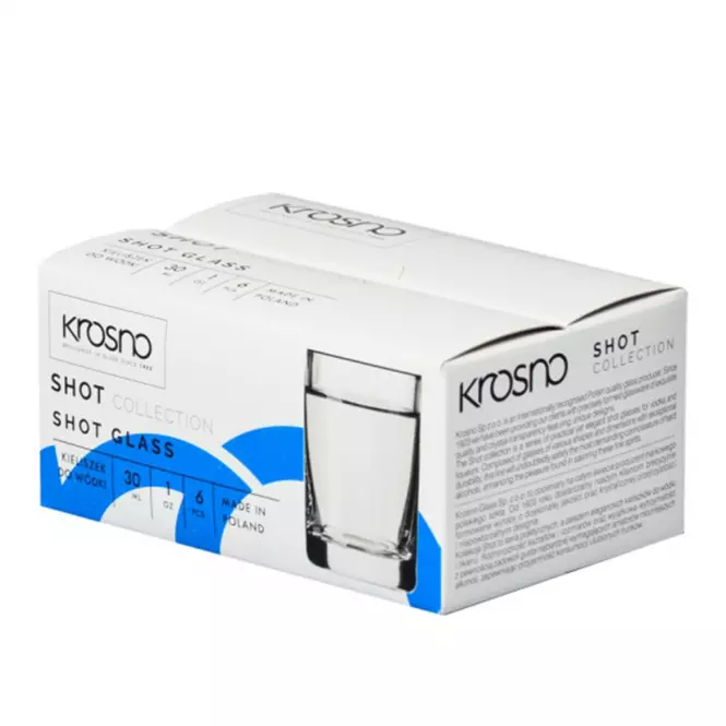 Kieliszek do wódki Shot Krosno 30 ml 6 szt.