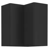 Szafka kuchenna Siena czarny matowy 60x60 Gn-72 1f (90°)