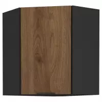 Szafka kuchenna Monza orzech okapi 60x60 Gn-72 1f (45°)