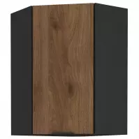 Szafka kuchenna Monza orzech okapi 60x60 Gn-90 1f (45°)
