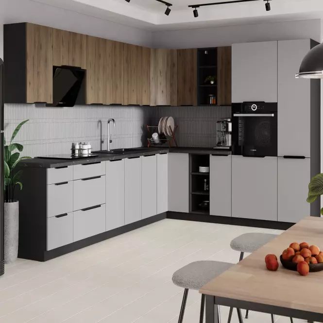 Szafka kuchenna Monza orzech okapi 60d 3s bb,5