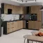 Szafka kuchenna Monza orzech okapi 60d 3s bb,4