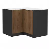 Szafka kuchenna Monza orzech okapi 90x90 Dn 2f bb