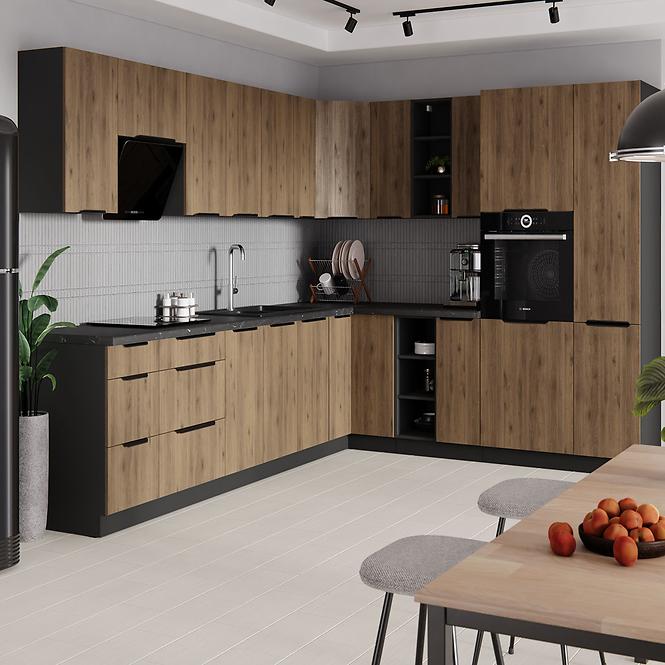 Szafka kuchenna Monza orzech okapi 60dk-210 2f