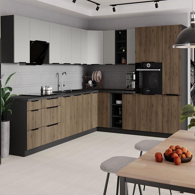 Szafka kuchenna Monza orzech okapi 60dk-210 2f