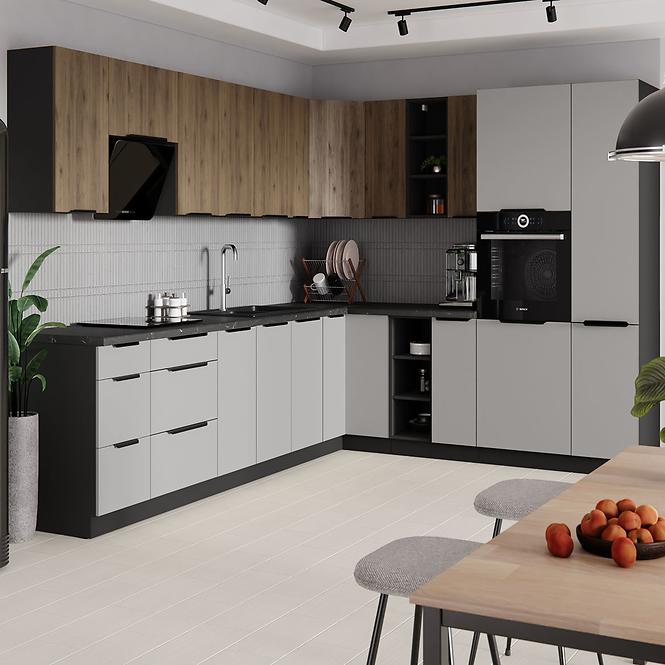 Szafka kuchenna Monza orzech okapi 60dk-210 2f