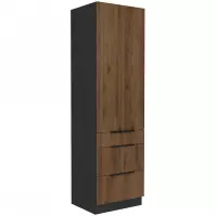 Szafka kuchenna Monza orzech okapi 60dks-210 1f 3s
