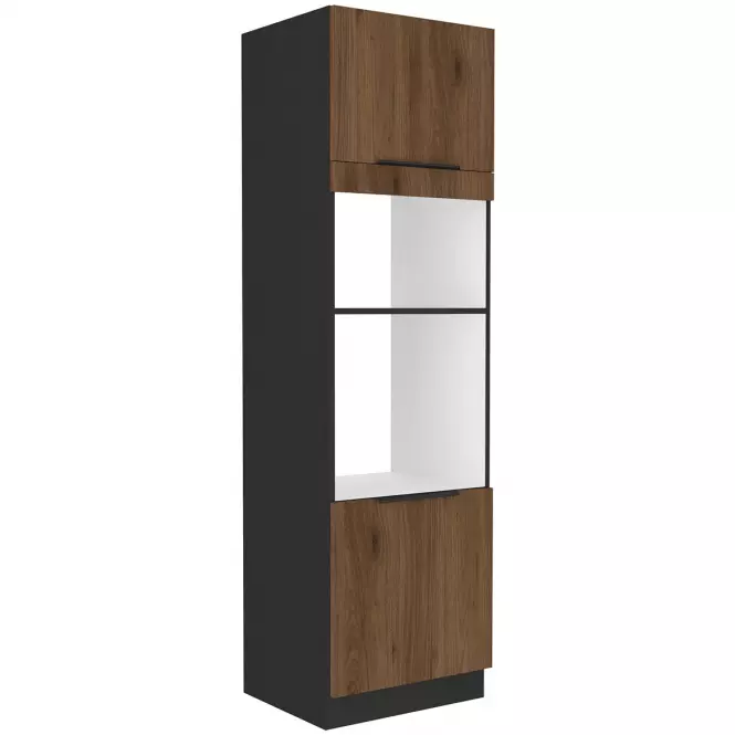 Szafka kuchenna Monza orzech okapi 60dpm-210 2f