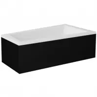 Obudowa wanny Intima 160/90 L/P czarna